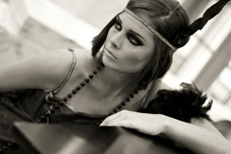 Female model photo shoot of Melanie Nicole Nix in Tutwiler Hotel in Birmingham, AL