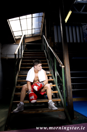 Male model photo shoot of Mark Higgins Model in Boxing Club, Limerick