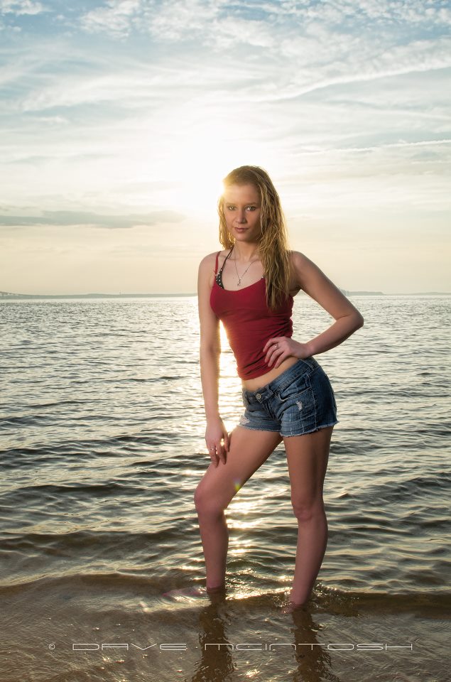 Female model photo shoot of MorHeather by Dave McIntosh in Chesapeake Bay