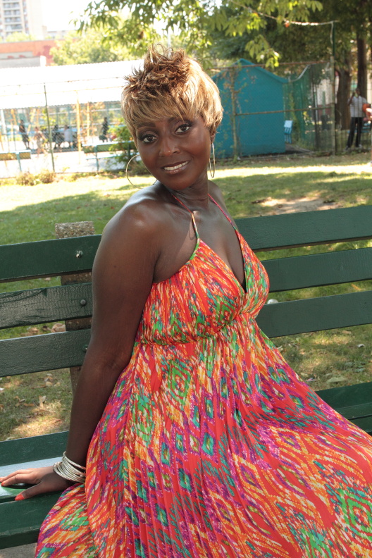 Female model photo shoot of Charlene Quashie in Garvey Park, Mount Vernon, NY