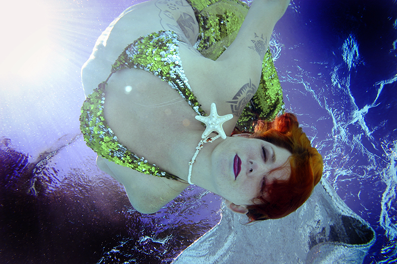 Female model photo shoot of Atlantis Mermaid by Daniel Chase