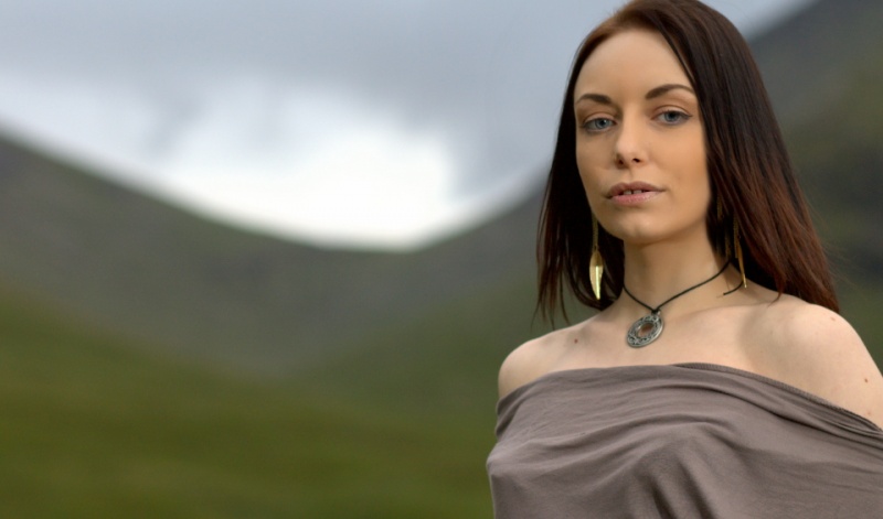 Male and Female model photo shoot of Wild Image Media and Aurora Violet in Glencoe Scotland