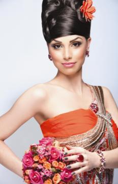 Female model photo shoot of Sara Rahbani in Asiana Magazine