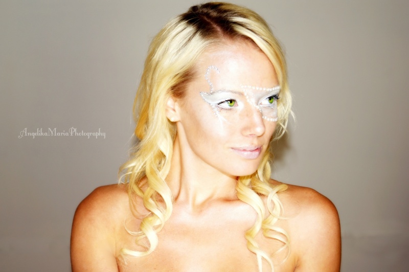 Female model photo shoot of Angelika Maria , makeup by Angelika Maria - MUA 