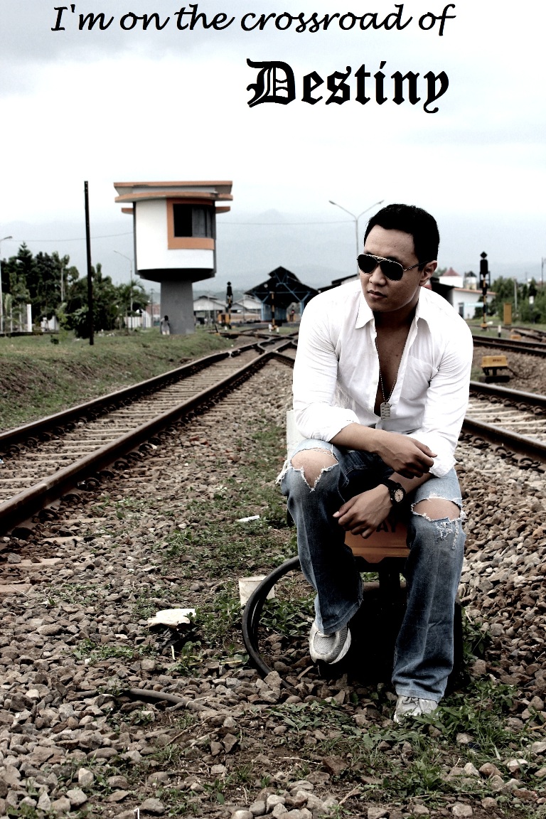 Male model photo shoot of Satrio Raphael in Railway Station