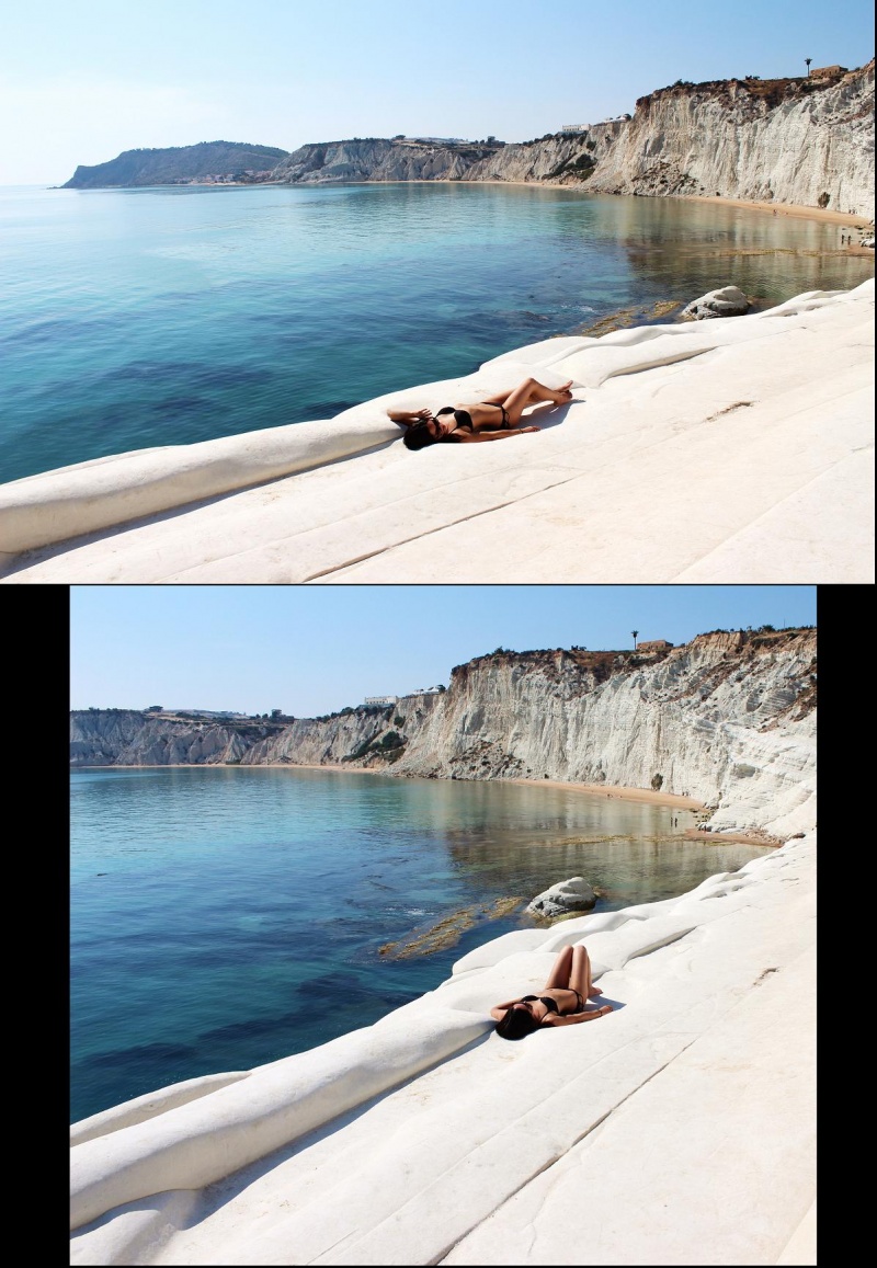 Female model photo shoot of Lea Reto in Sicily, Italy
