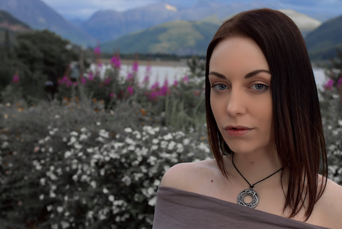Male and Female model photo shoot of Wild Image Media and Aurora Violet in Onich, Scotland