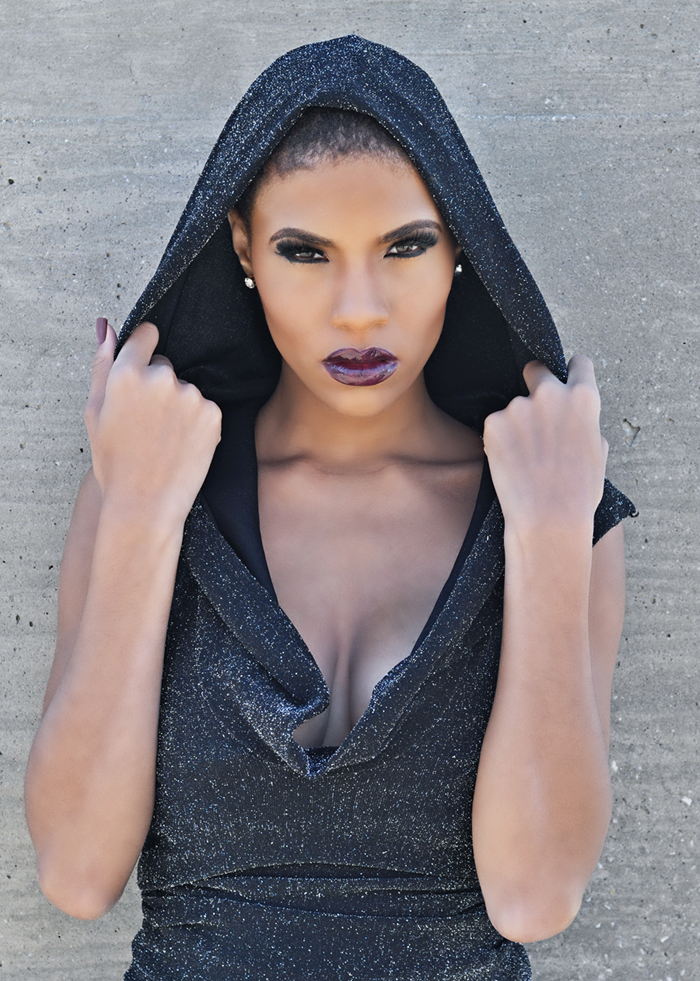 Female model photo shoot of ButtahflyCreative and lauren hudson, clothing designed by Viola Ricci by SAMM