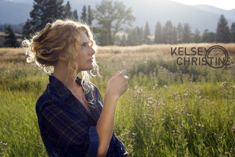 Female model photo shoot of KelseyChristine Johnson and Blue Daisies in Darby, MT