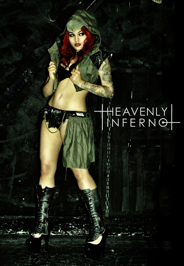 Female model photo shoot of Heavenly Inferno