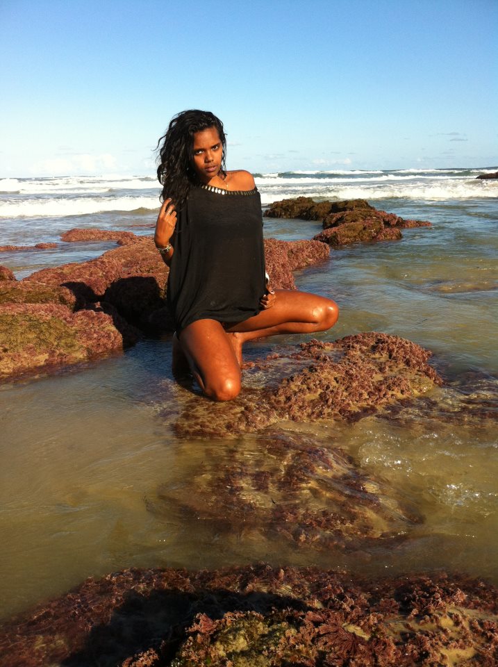 Female model photo shoot of Sharnie Roberts in Shelly's Beach, Ballina NSW.