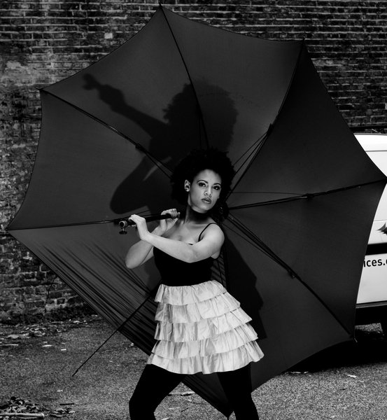 Female model photo shoot of Salema Junior-Radford in London - 2010