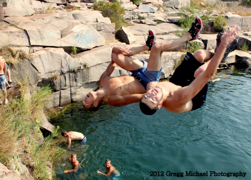 Male model photo shoot of GreggMichaelPhotography in Quarry at Redgranite, WI