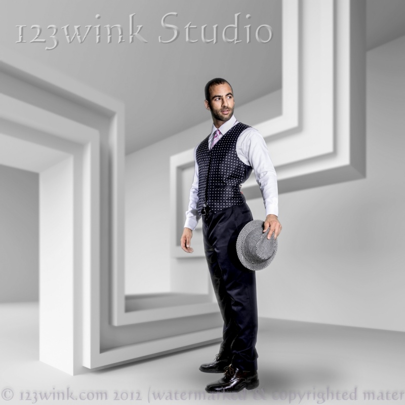 Male model photo shoot of 123wink Studio in San Francisco, CA
