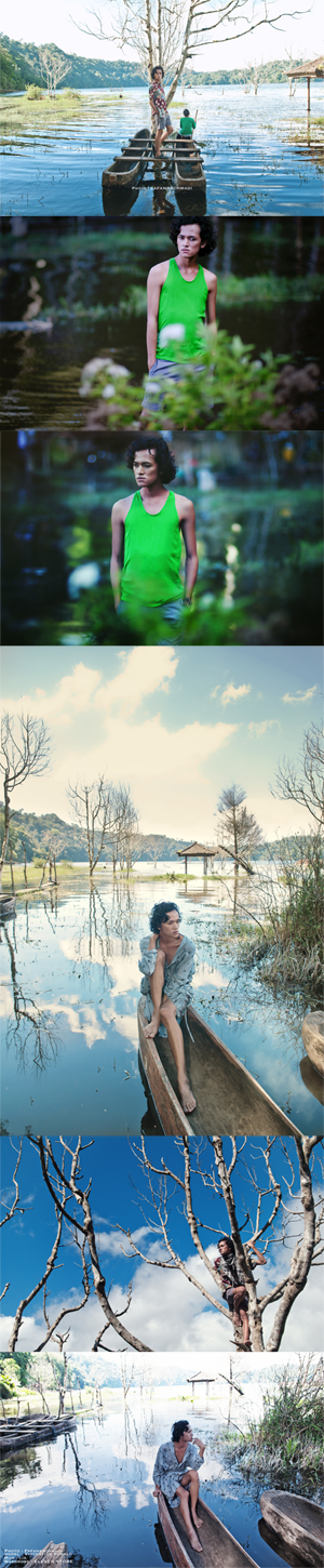 Male model photo shoot of kaisararka in tamblingan Lake, Bali - Indonesia
