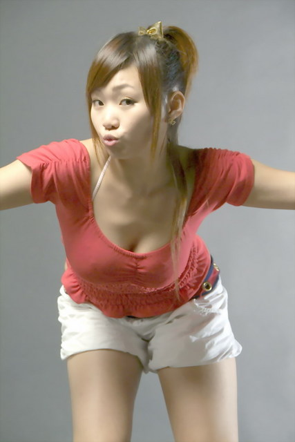 Female model photo shoot of Apple Chen