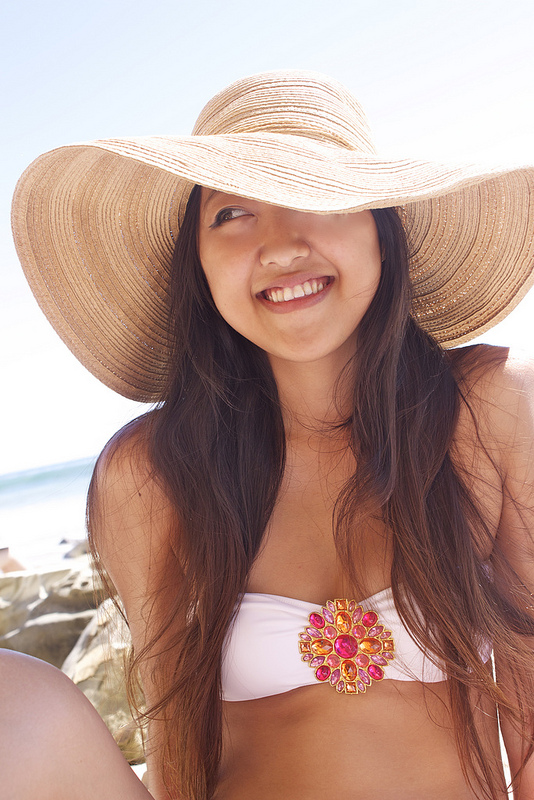 Female model photo shoot of AmberLin in Laguna Beach, CA