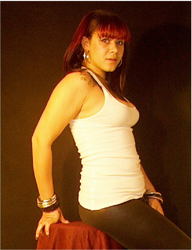 Female model photo shoot of Red Marie