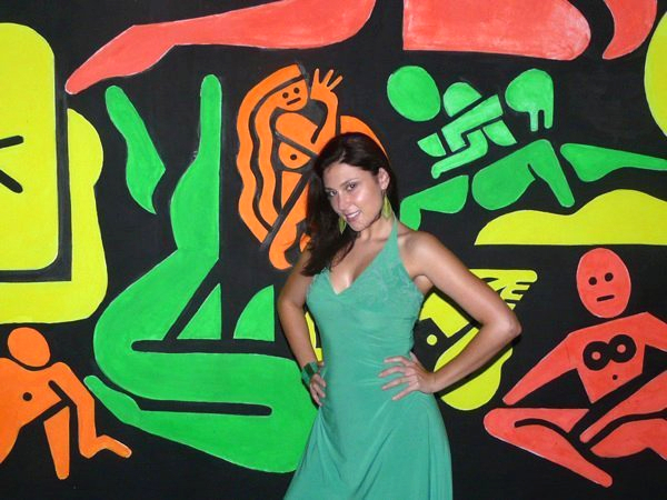 Female model photo shoot of Victoria Delphine  in Wynwood Walls - Miami