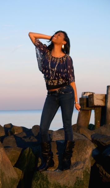 Female model photo shoot of Kimmy in Little Creek, DE