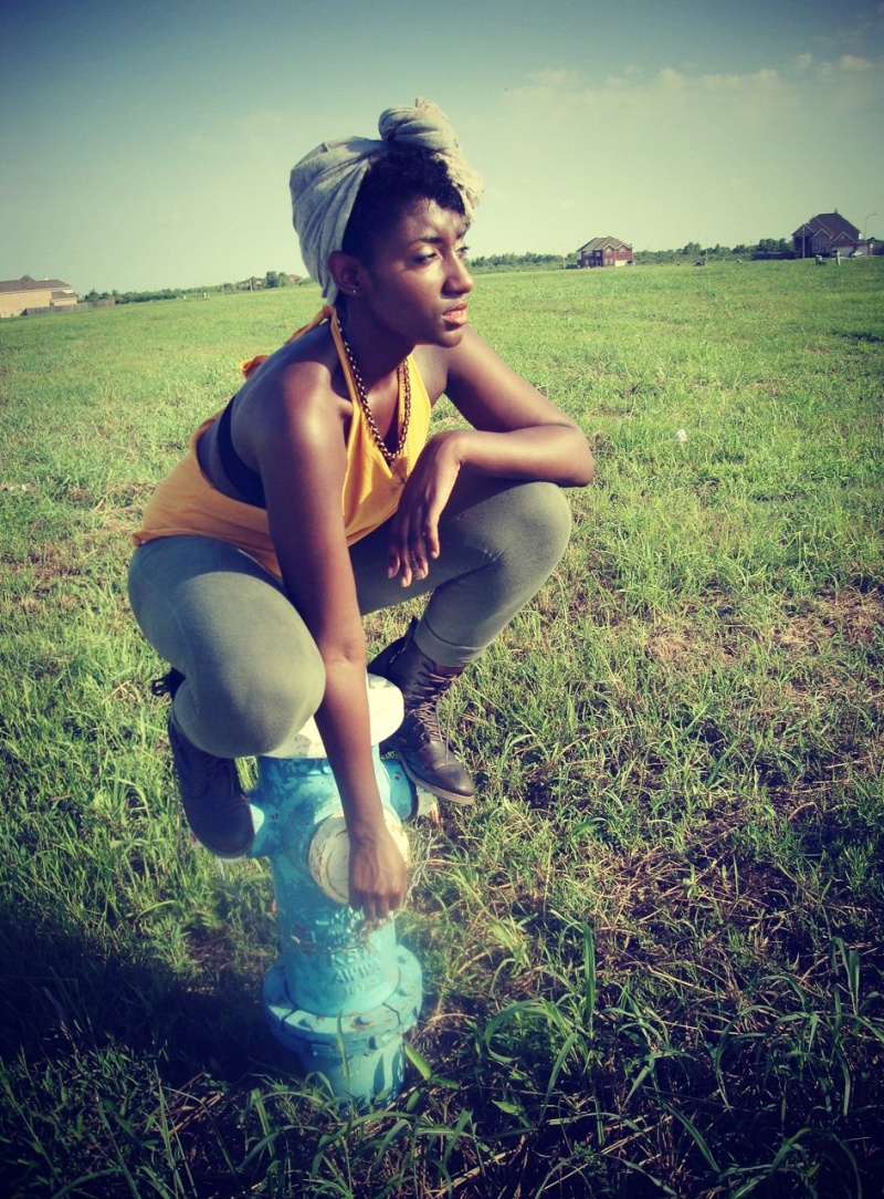 Female model photo shoot of Baseme Osuamkpe