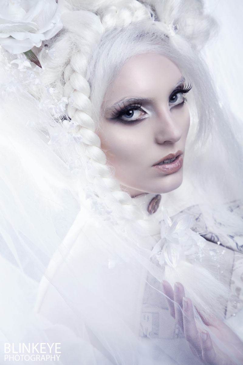 Female model photo shoot of Angela Dietz by Blinkeye Photography in Amsterdam, clothing designed by Rosies art