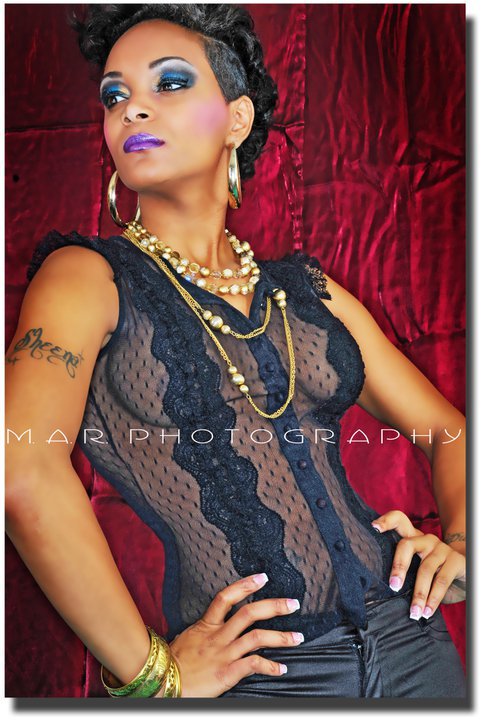 Female model photo shoot of SheenahW by MIKEY RIVERA