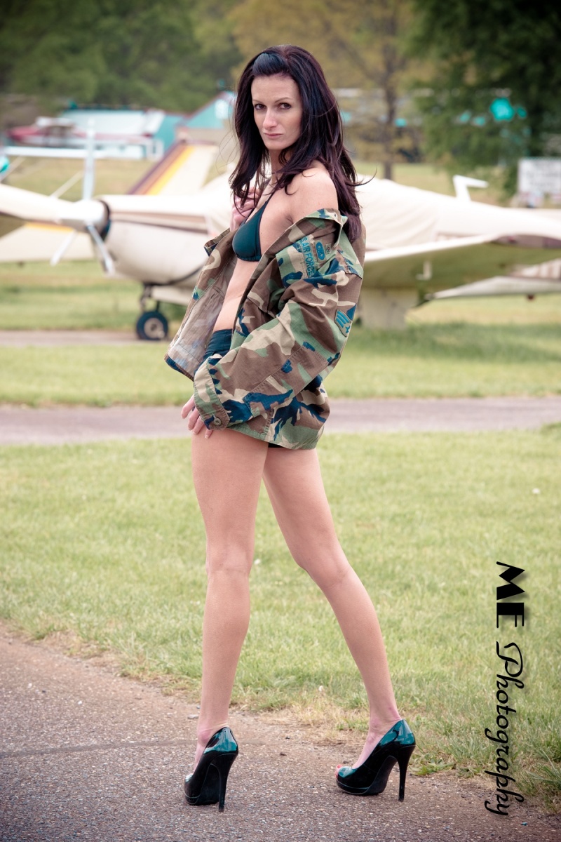 Male and Female model photo shoot of ME Photography and Meghan Tanner in New London airport, VA