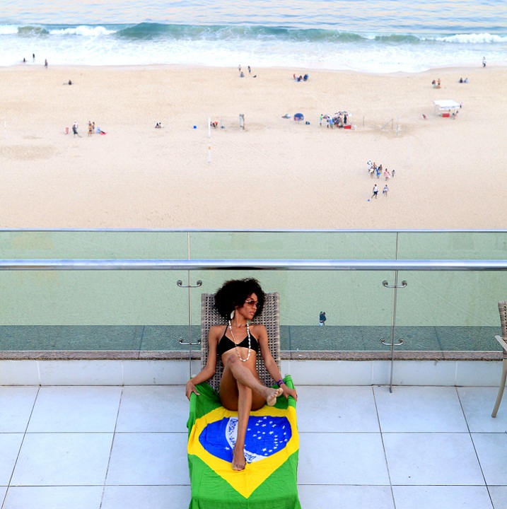 Female model photo shoot of Alessandra Martins by Alex Yupuri in Hotel Arena Copacabana- Rio de Janeiro