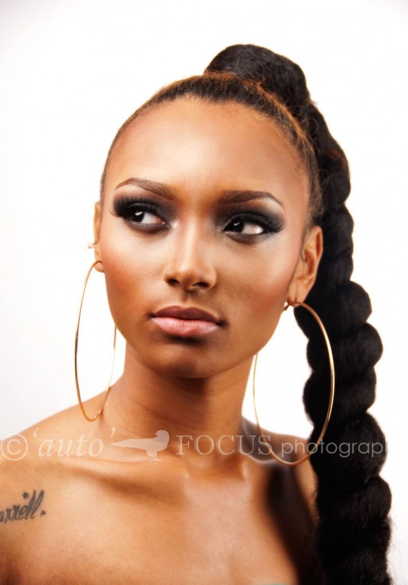 Female model photo shoot of Viola H by B Alyssa Trofort, makeup by Aniika Perkins