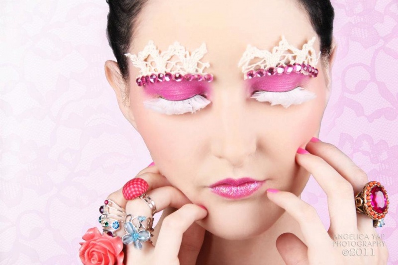 Female model photo shoot of Make-up Ur Mind in Perth, Western Australia