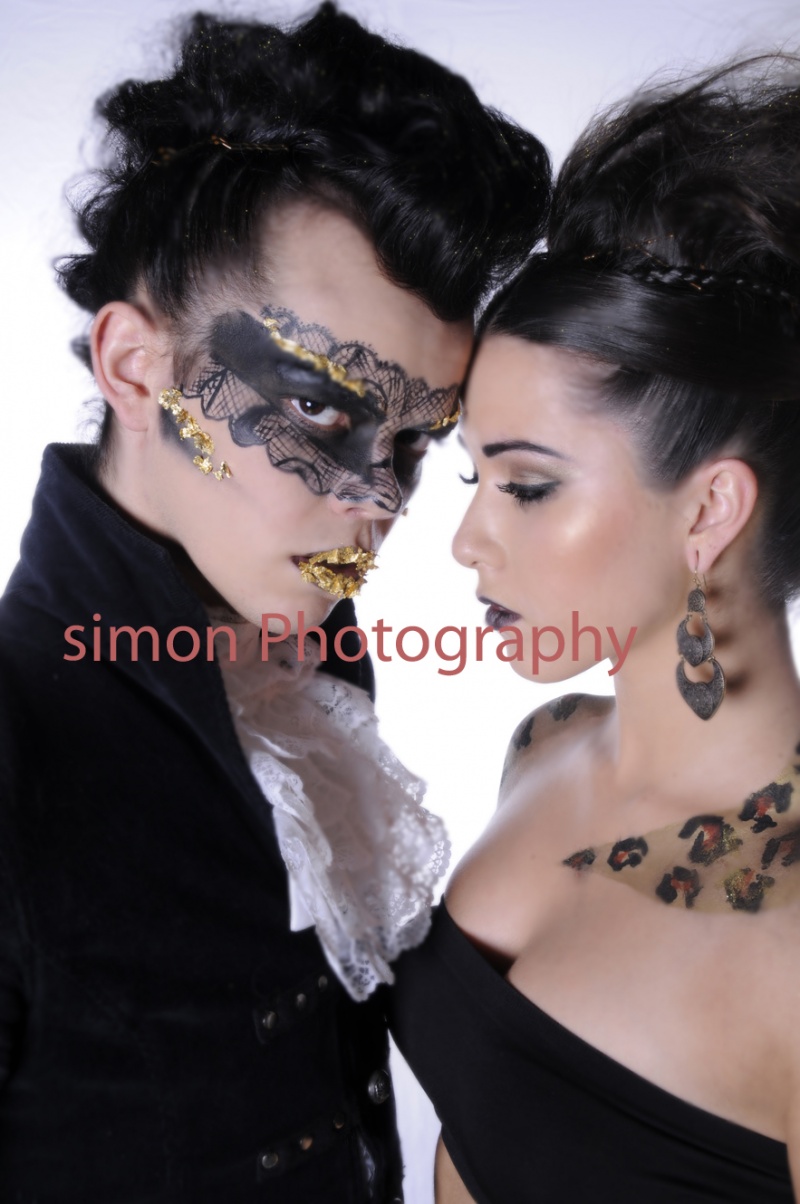 Male model photo shoot of SIMON_PHOTOGRAPHY in monochrome studios