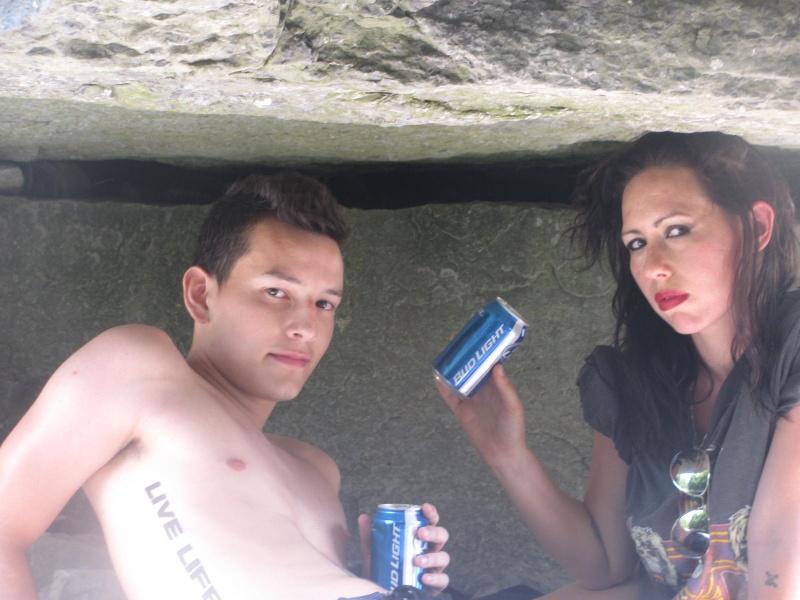Female model photo shoot of Tessa Lou Fix in Devils Hole- upstate NY