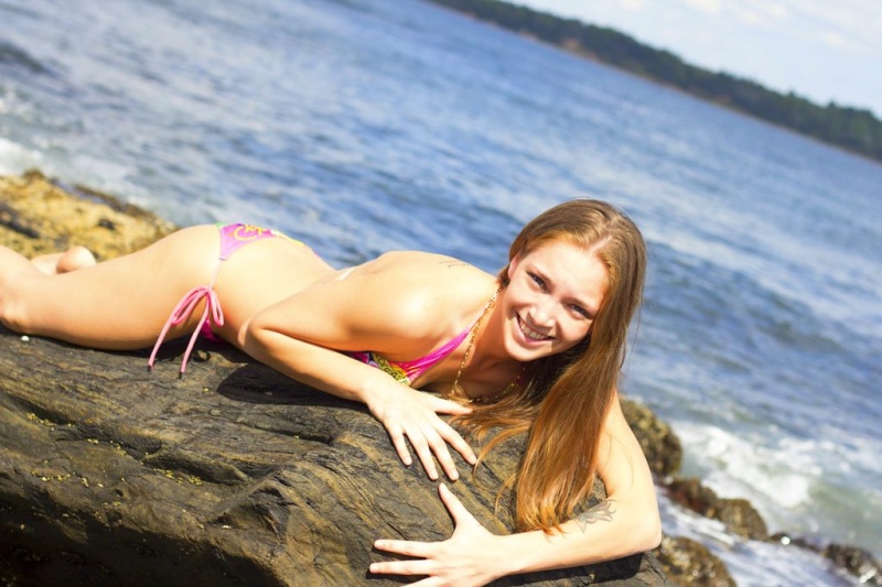 Female model photo shoot of Amanda Delorey in Point Pleasant Park, Halifax, NS