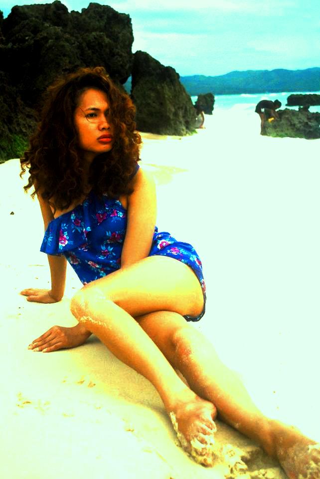 Female model photo shoot of Ava Mendes in Boracay