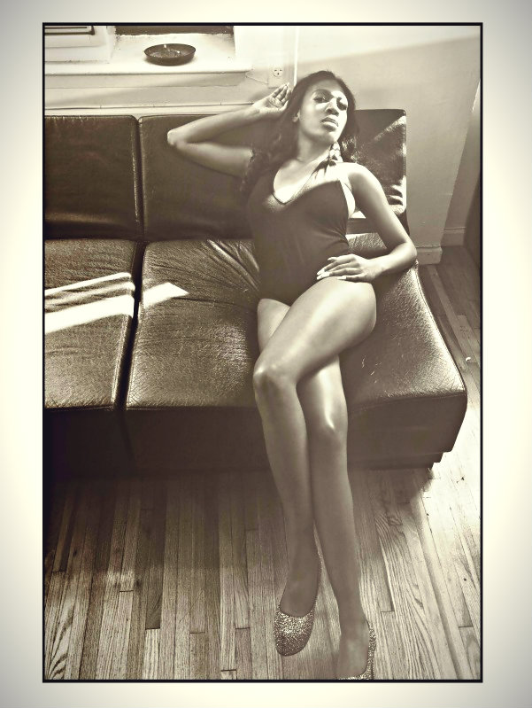 Female model photo shoot of Keiasha Chanel  in NYC
