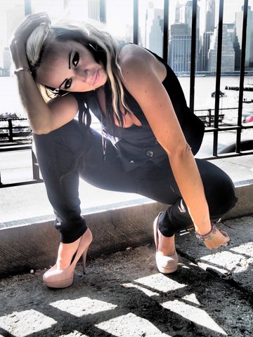 Female model photo shoot of ElizaBeth5 in NYC