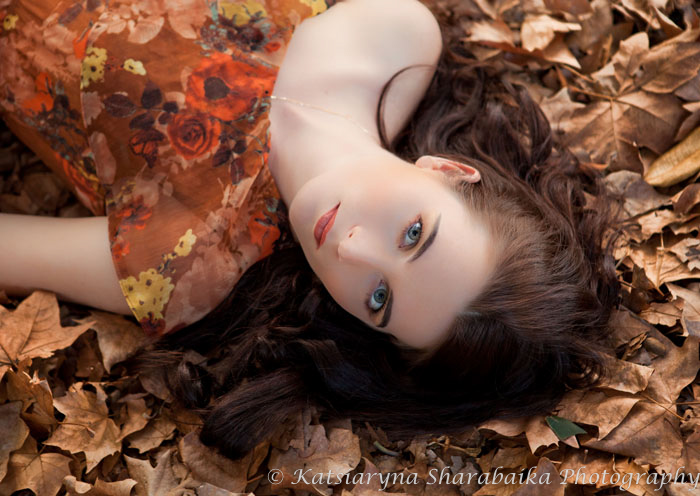 Female model photo shoot of KaterinaDaliPhotography and Meagan Wesley, makeup by Anyas Hair and Makeup