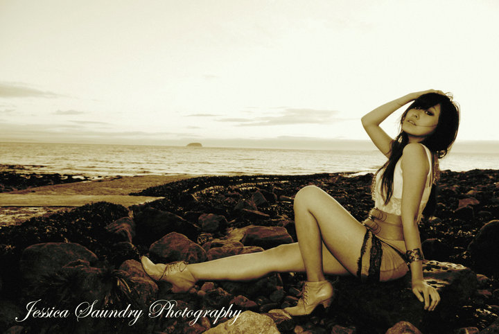 Female model photo shoot of Jessica Saundry  in The Cove, Weston Beach