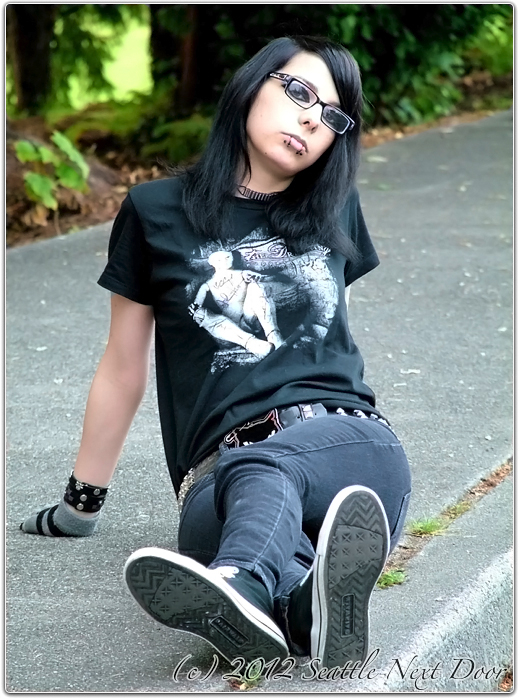 Female model photo shoot of JadeNocturne by Seattle Next Door