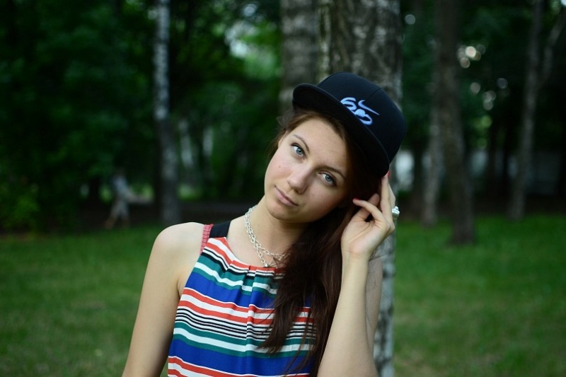 Female model photo shoot of Daria Denisova