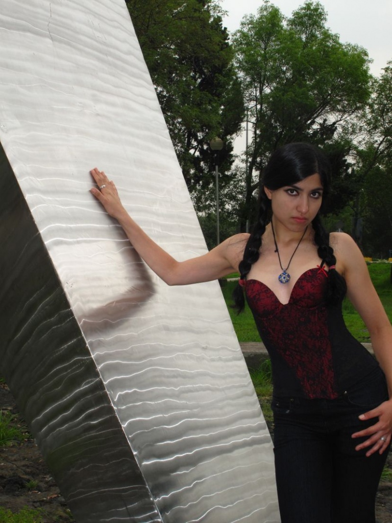 Female model photo shoot of Rose Dark in UNAM
