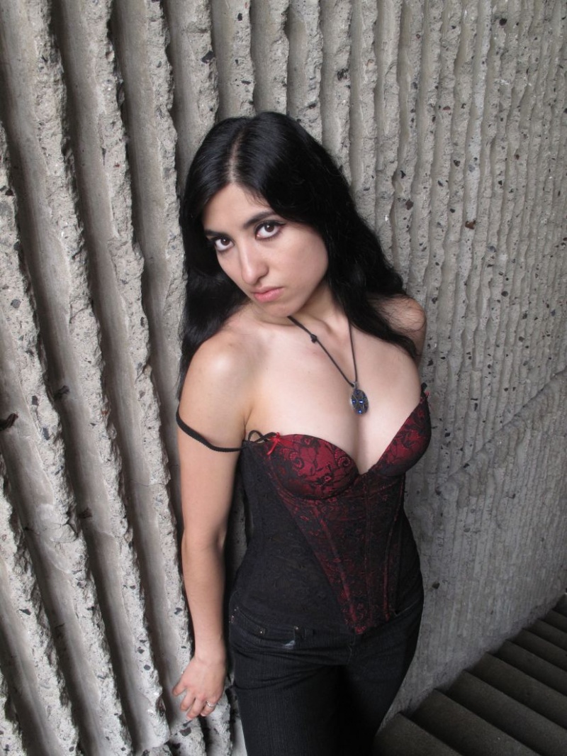 Female model photo shoot of Rose Dark in UNAM