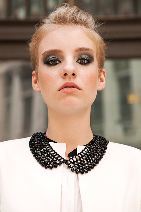 Female model photo shoot of Makeup for Time and polka by Evgeny Popov, wardrobe styled by Fashion Freestyle