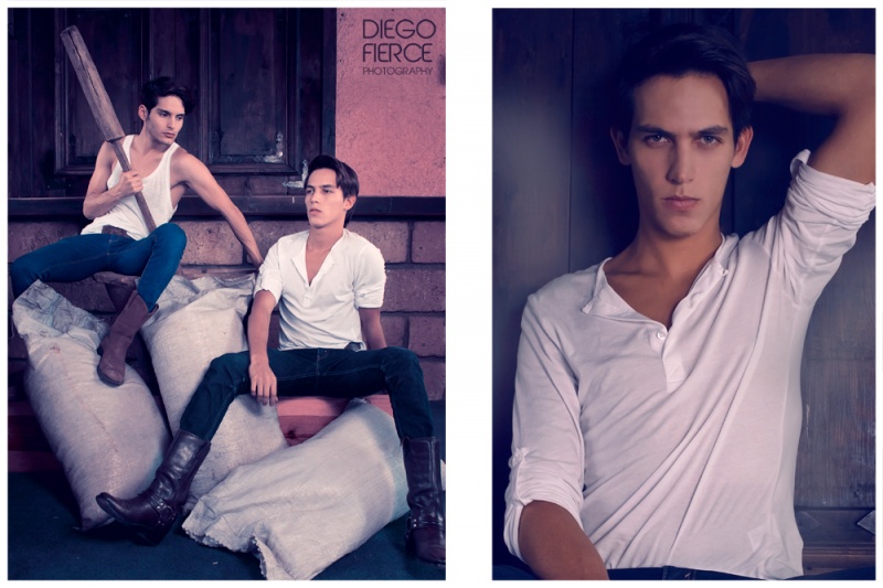 Male model photo shoot of Diego Fierce in México City
