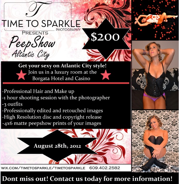 Female model photo shoot of Time to Sparkle 