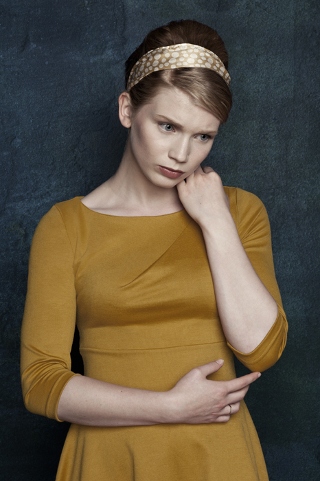 Female model photo shoot of Nadja Pollack in Amsterdam, makeup by Angela Dietz