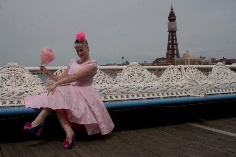 Female model photo shoot of ggspin-upcouture in Blackpool