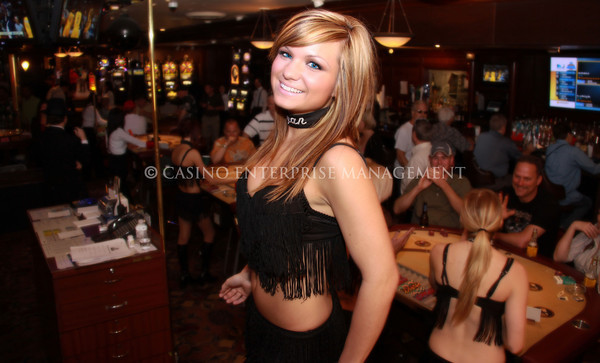 Female model photo shoot of Megan Hadley  in Golden Gate Hotel & Casino