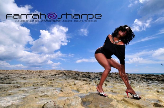 Female model photo shoot of Farrah Sharpe  in Palm Beach Florida
